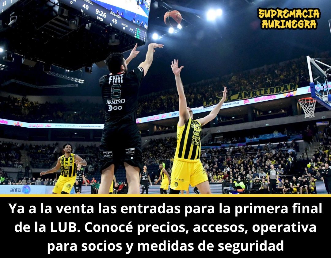 Peñarol vs Aguada: precios de las entradas, cómo comprar y detalles del primer partido de las finales de la LUB
