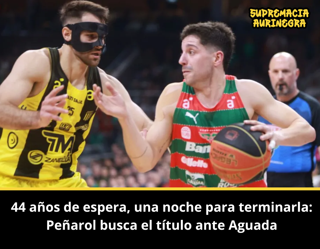 44 años de espera, una noche para terminarla: Peñarol busca el título ante Aguada