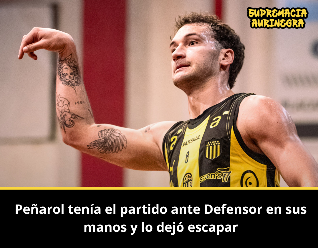 Peñarol dejó escapar un partido increíble y cayó en alargue ante Defensor Sporting