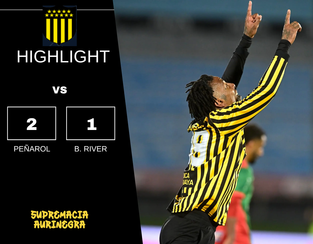 Compacto mejores jugadas Peñarol 2 vs Boston River 1 Campeonato Clausura 2026