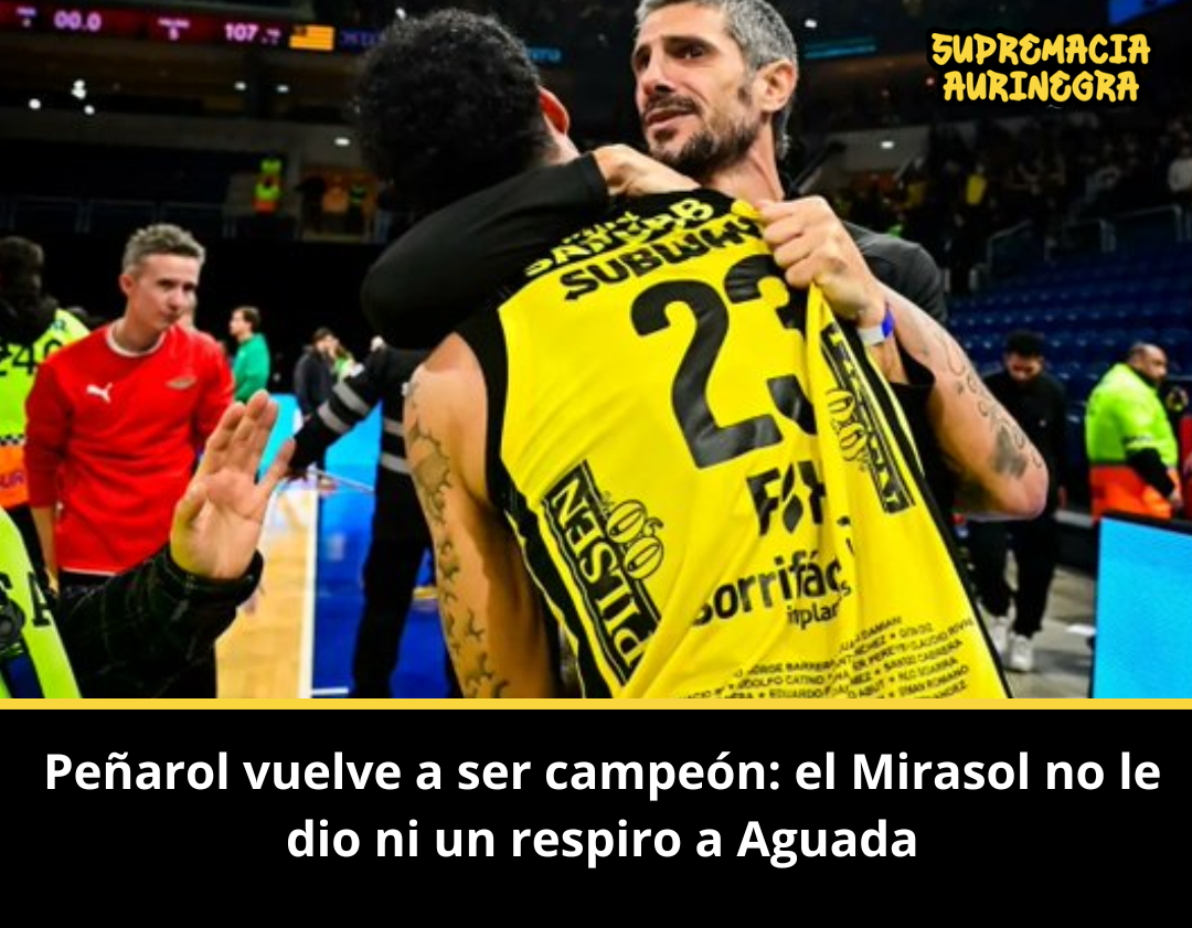 44 años después, Peñarol vuelve a ser campeón: el Mirasol no le dio ni un respiro a Aguada