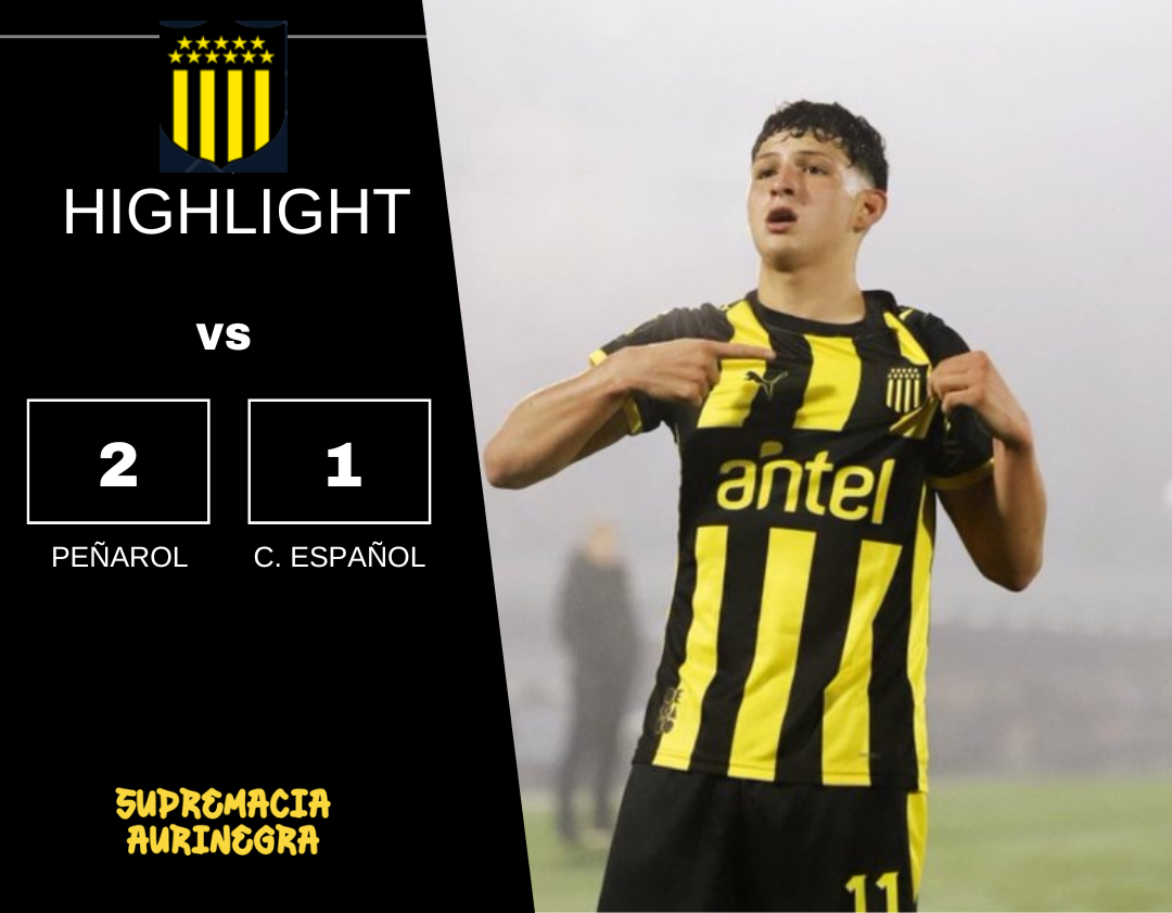 Compacto mejores jugadas Peñarol Vs Central Español Campeonato Clausura 2026