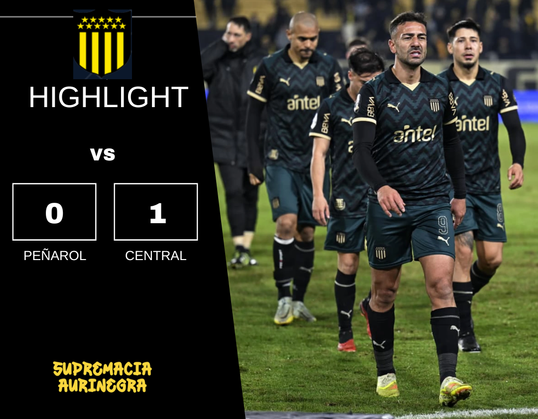 Compacto mejores jugadas Peñarol 0 vs Central Español 1 Intermedio Serie A 2026
