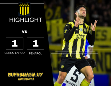 Compacto mejores jugadas Cerro Largo 1 vs Peñarol 1 Intermedio Serie A 2025
