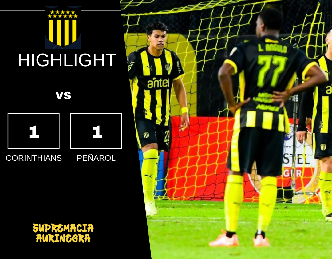 Compacto mejores jugadas Peñarol 1 vs Corinthians 1 Copa Libertadores 2026