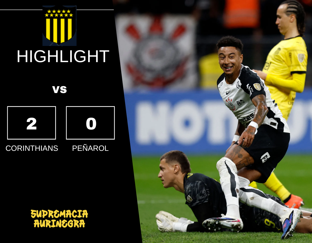 Compacto mejores jugadas Corinthians 2 vs Peñarol 0 Copa Libertadores 2026