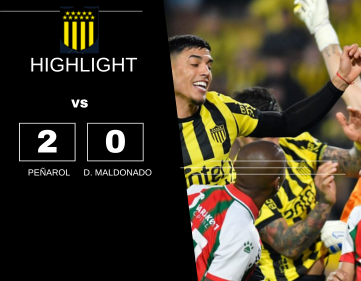 Compacto mejores jugadas Peñarol  vs D. Maldonado  Campeonato Clausura 2024