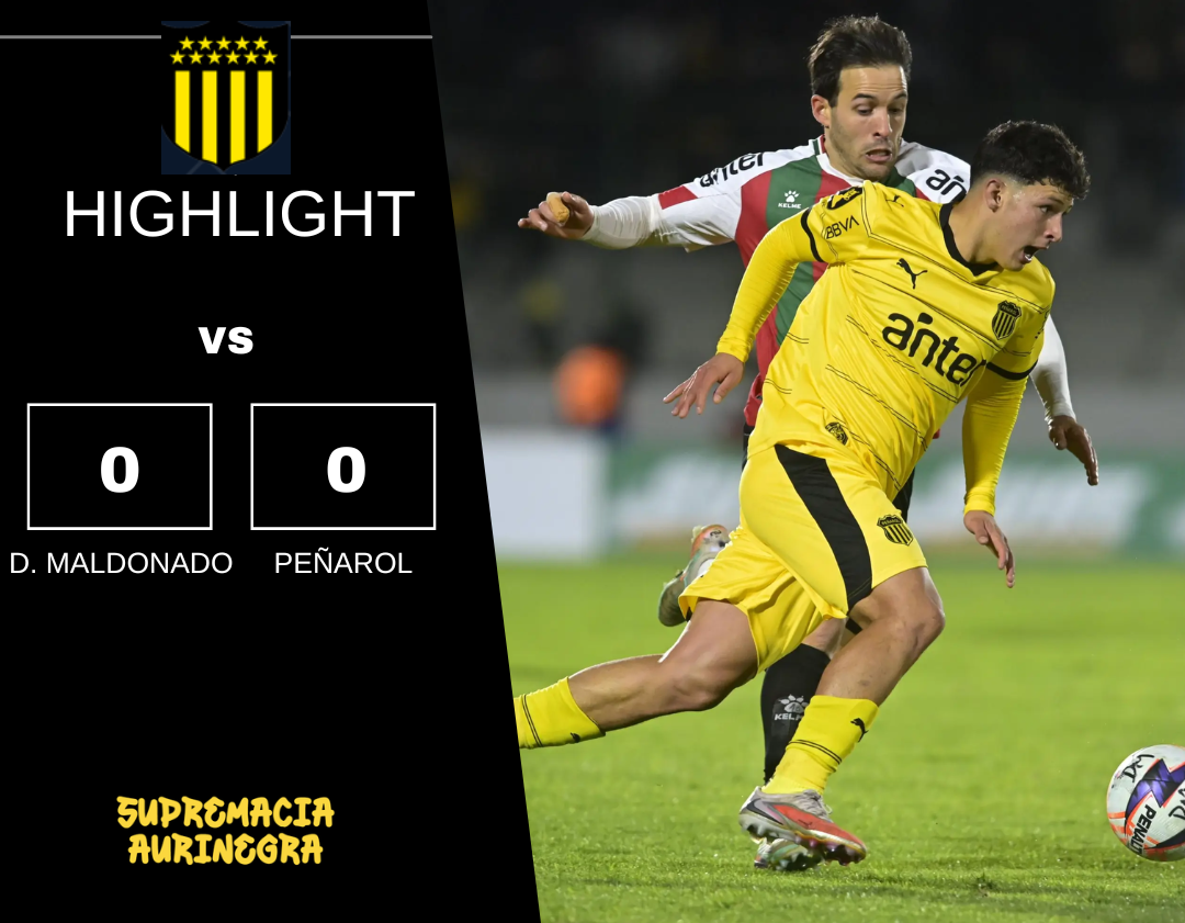 Compacto mejores jugadas Deportivo Maldonado  vs Peñarol  Campeonato Clausura 2026
