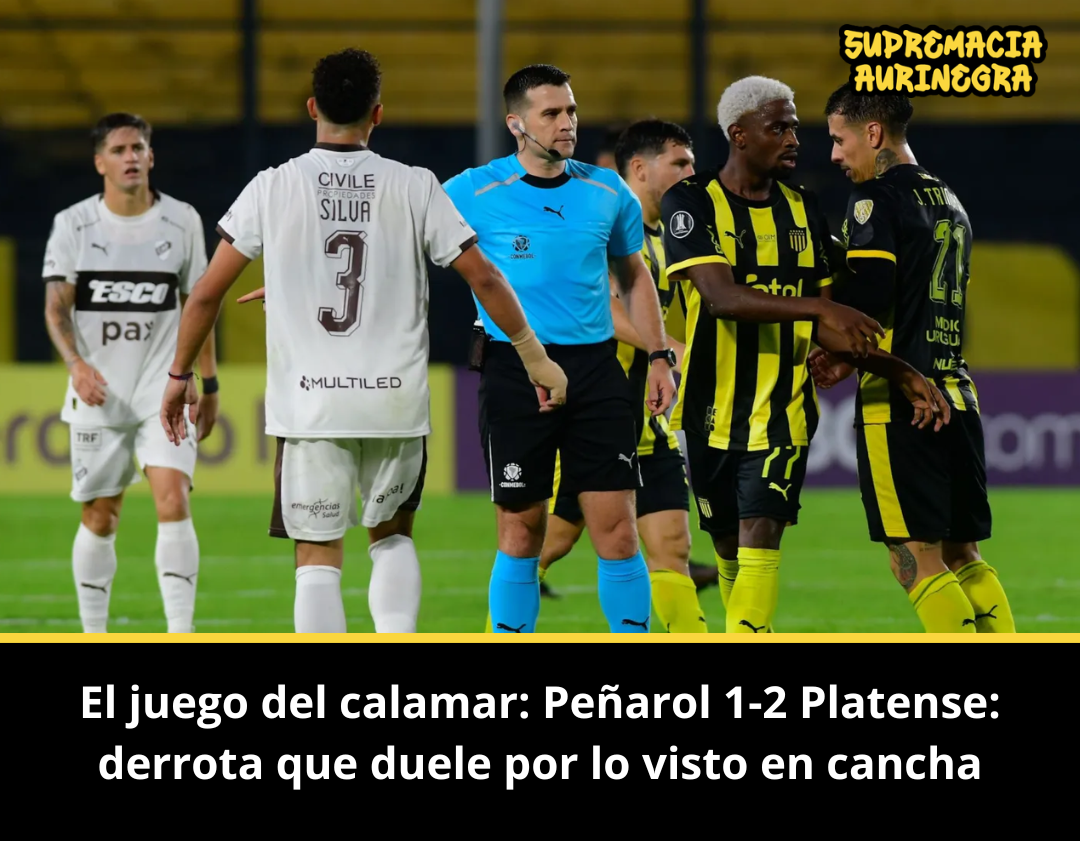 El juego del calamar: Peñarol 1-2 Platense, derrota que duele por lo visto en cancha