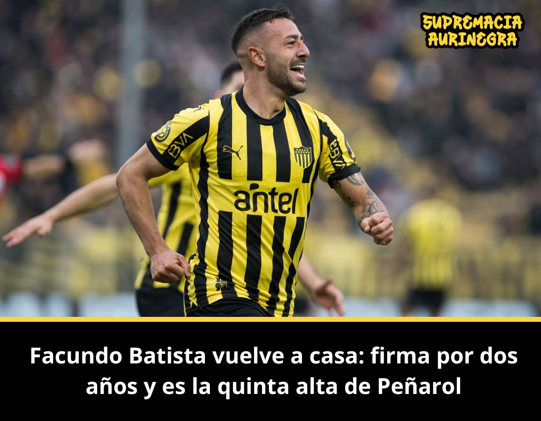 Facundo Batista firmó con Peñarol y es la quinta alta de Diego Aguirre para 2026