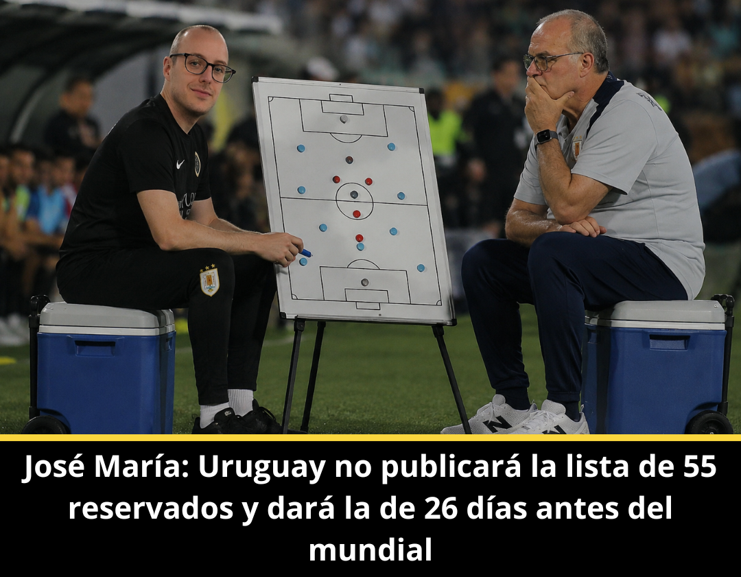 Noticias sobre la lista oficial de convocados de Bielsa: ¿por qué AUF no publica la lista como los demás países?