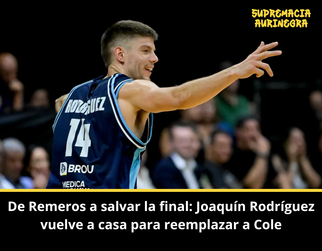 De Remeros a salvar la final: Joaquín Rodríguez vuelve a casa para reemplazar a Cole