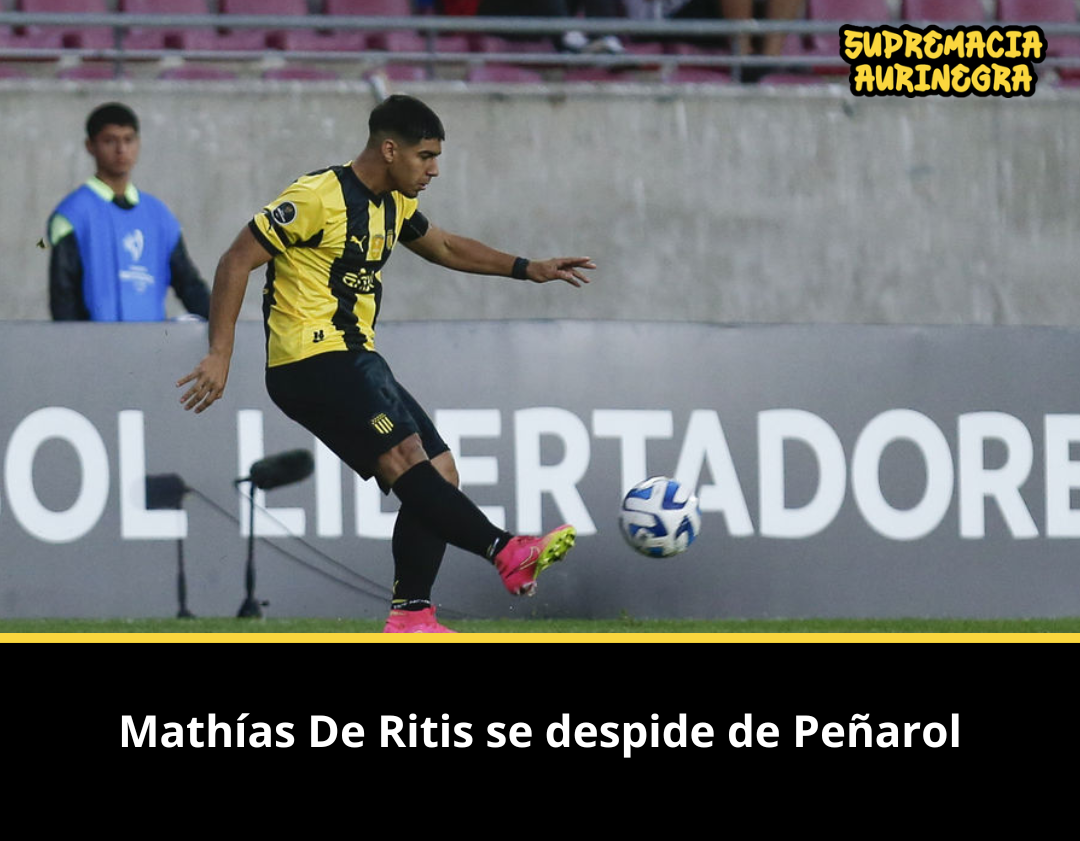 La emotiva despedida de Mathías de Ritis tras cerrar su ciclo en Peñarol