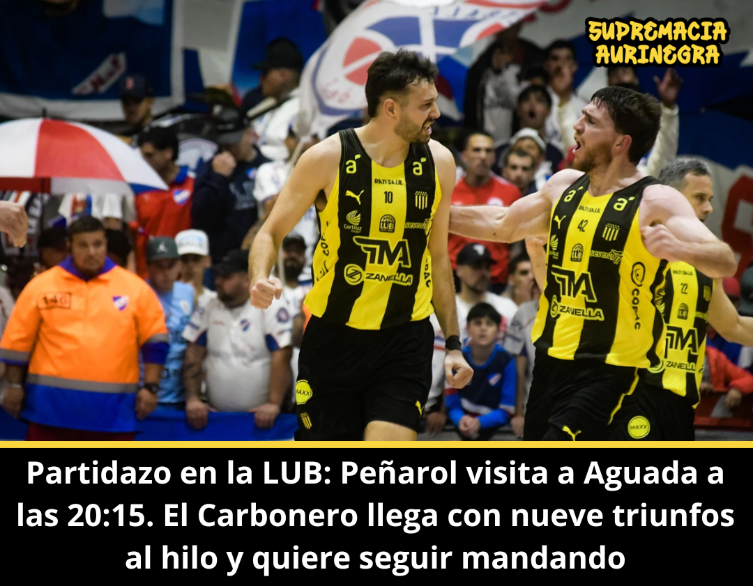 Aguada vs Peñarol, el gran atractivo de la fecha 18 de la Liga Uruguaya de Básquetbol: hora, TV y cómo llegan