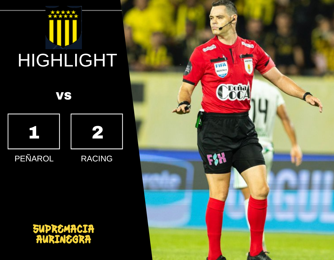 Compacto mejores jugadas Peñarol  vs Racing  Campeonato Apertura 2026