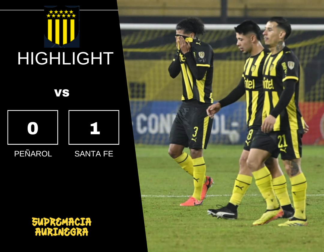 Compacto mejores jugadas Peñarol 0 vs Santa Fe 1 Copa Libertadores 2026