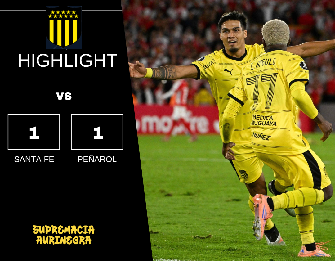 Compacto mejores jugadas Santa Fe 1 vs Peñarol 1 Copa Libertadores 2026