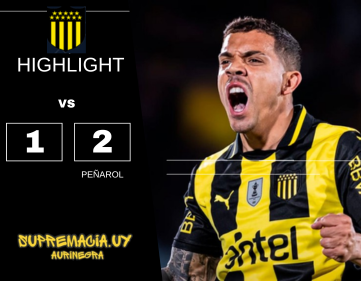 Compacto mejores jugadas Tacuarembó FC 1 vs Peñarol 2 Copa AUF Uruguay 25