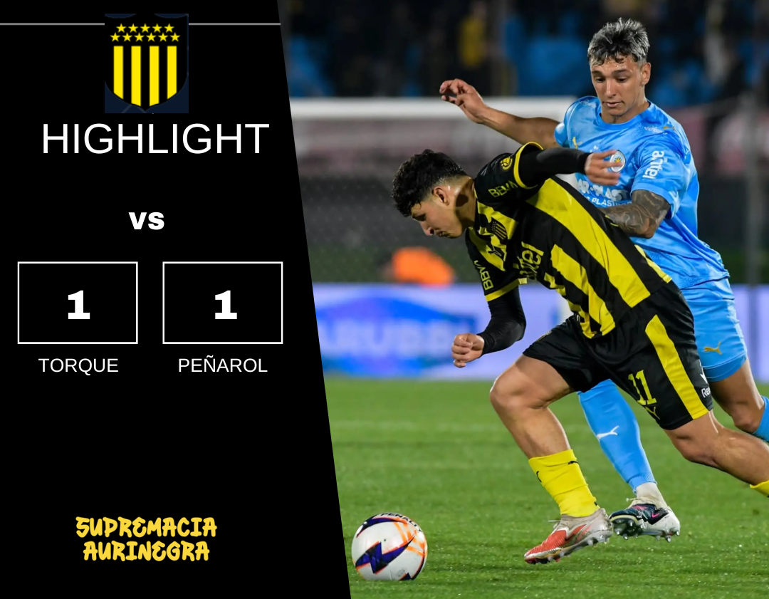 Compacto mejores jugadas Torque 1 vs Peñarol 1 Campeonato Clausura 2026