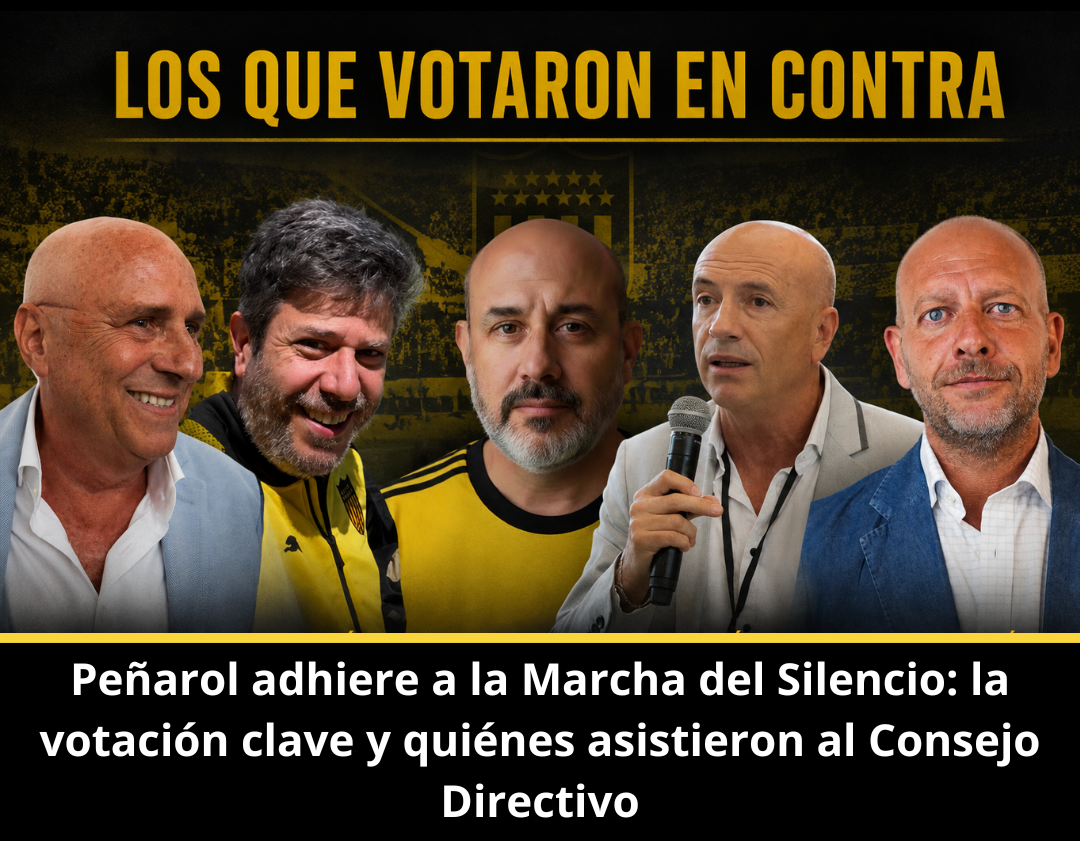 Peñarol adherirá a la Marcha del Silencio tras una ajustada votación en el Consejo Directivo