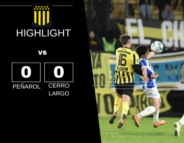 Compacto mejores jugadas Peñarol 0 vs Cerro Largo 0 Campeonato Clausura 2024