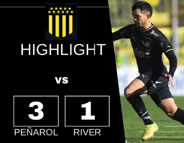 Compacto mejores jugadas River  vs Peñarol  Intermedio Serie A 2024
