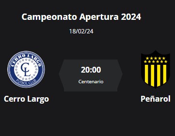 Probable 11 de Pañarol para enfrentar a Cerro Largo