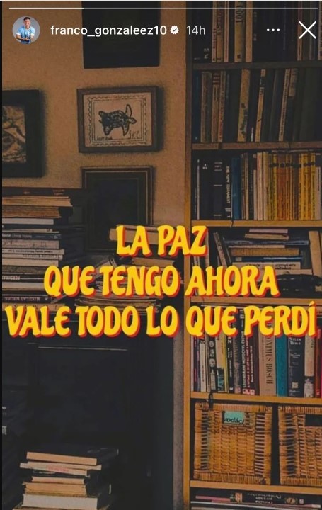 captura de mensaje de instagram